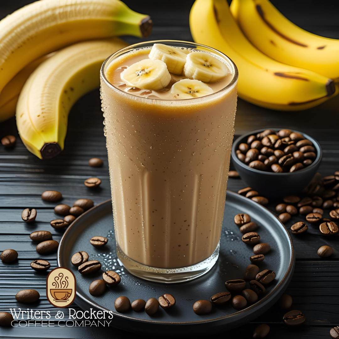 Writers & Rockers Banana Smoothie Iced Coffee