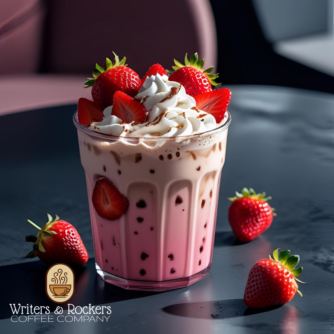 Writers & Rockers Strawberry Fields Iced Coffee – The Sweet Jam Session You Didn’t Know You Needed