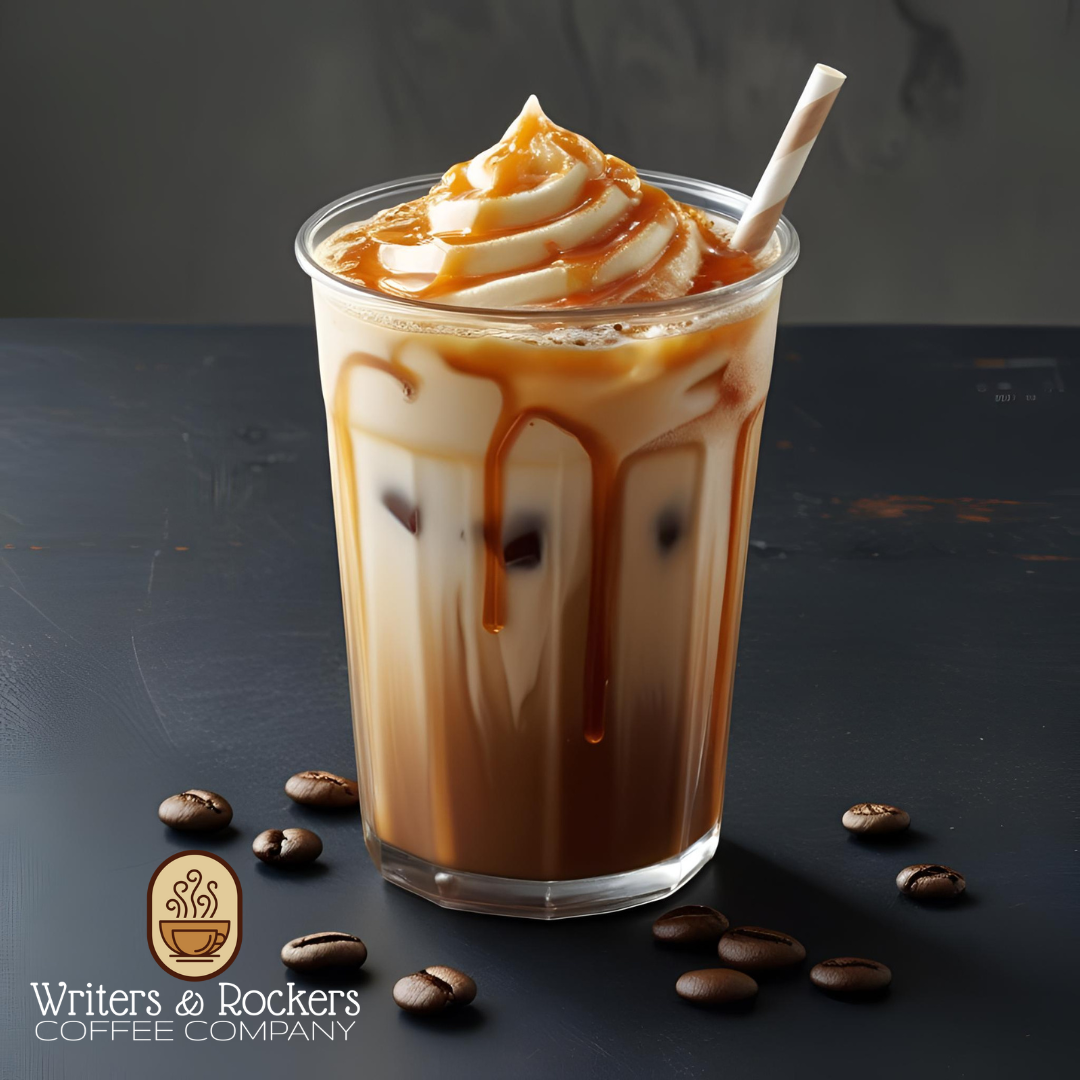 Writers & Rockers Vanilla Caramel Iced Coffee