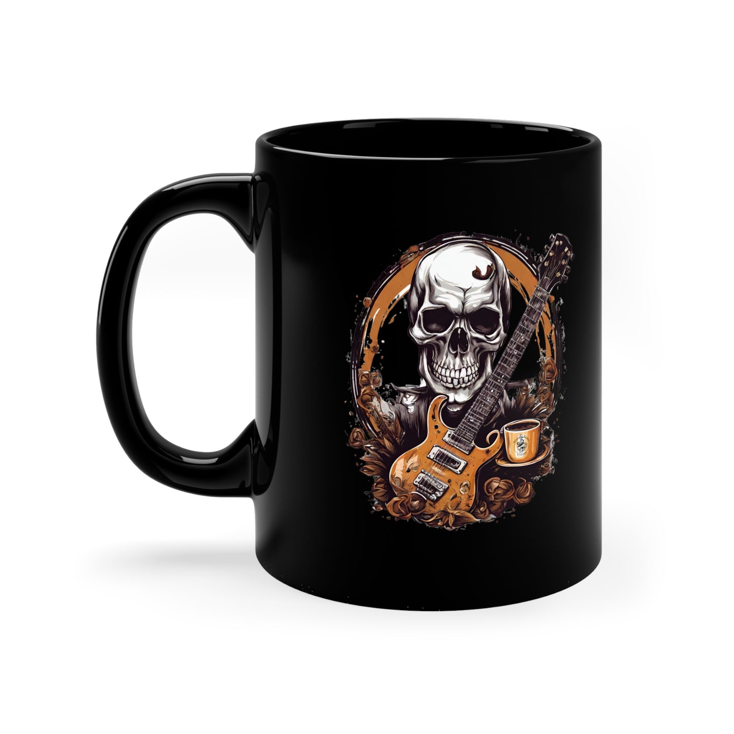 Rock N Roll Brew 11oz Black Mug