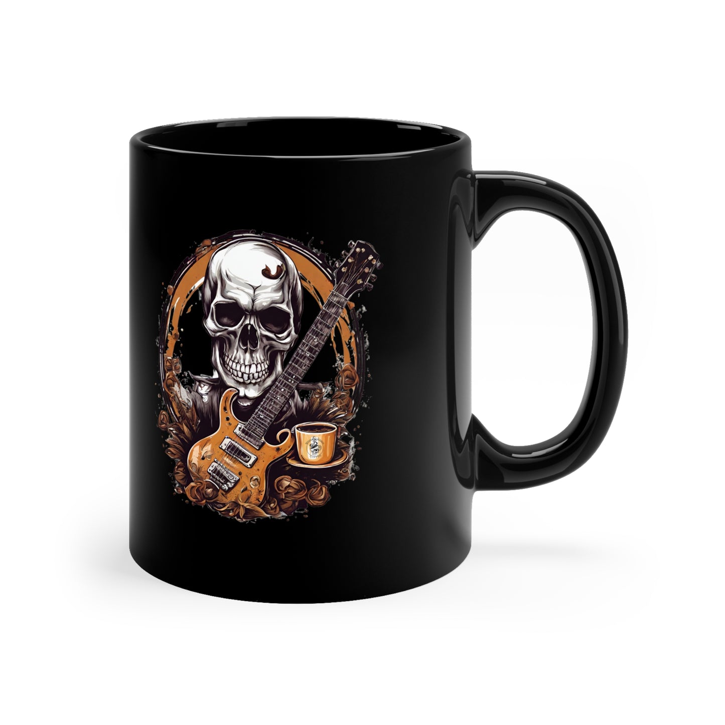 Rock N Roll Brew 11oz Black Mug