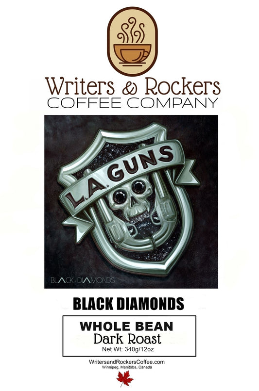 L.A. Guns Black Diamonds Dark Roast Coffee Beans – Guatemalan Antigua Perfection