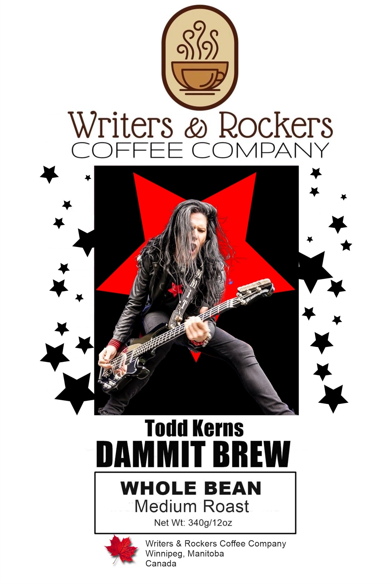Todd Kerns' Dammit Blend Coffee Beans – Rock Your Mornings, Fuel Your Fire