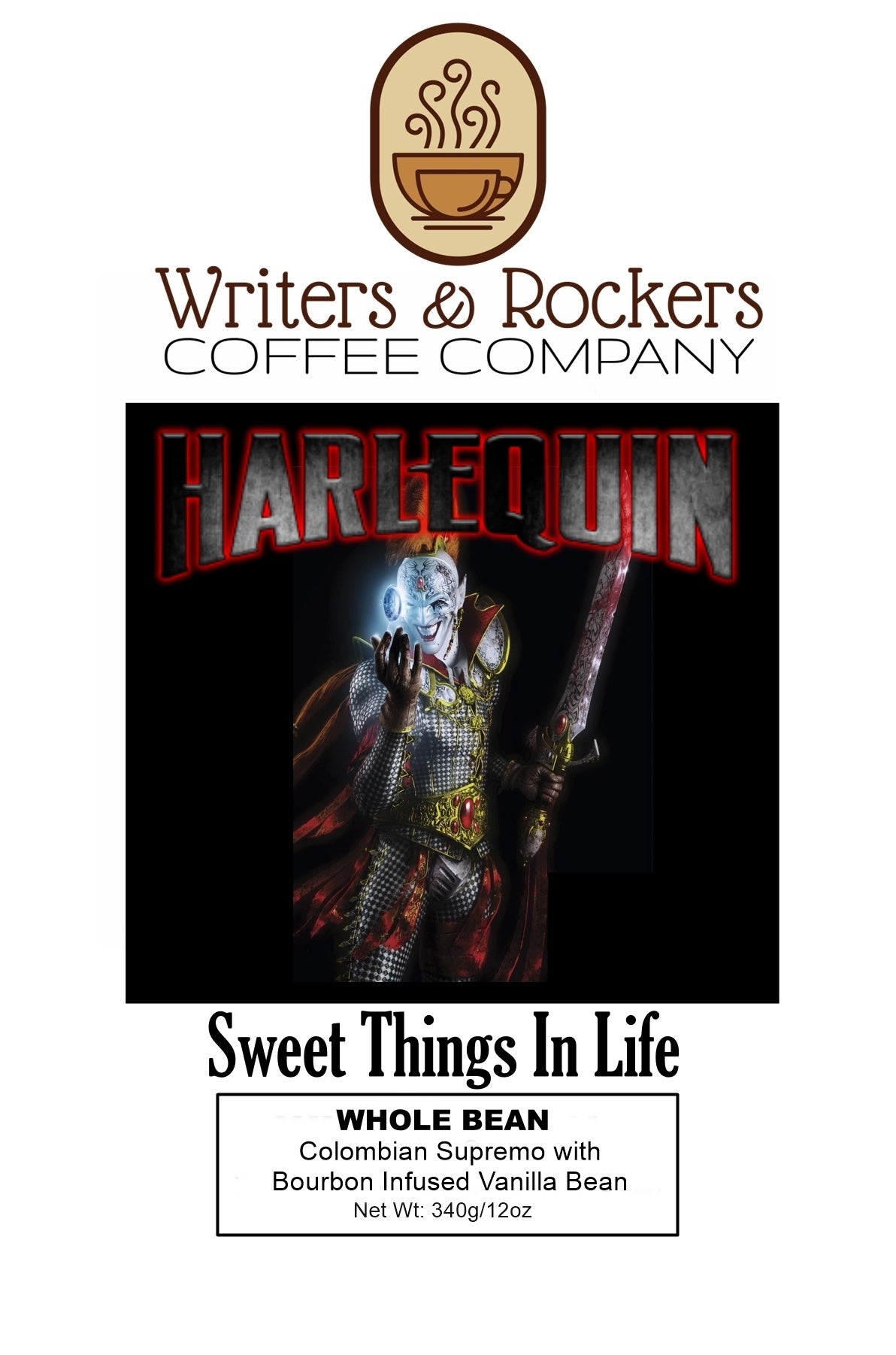 Harlequin’s Sweet Things in Life Coffee – A Bourbon-Infused Vanilla Dream in Every Sip
