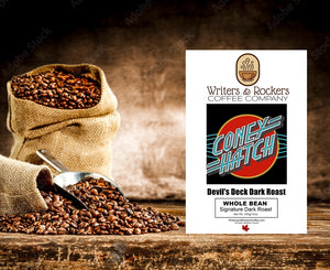 Coney Hatch has teamed up with Writers & Rockers Coffee Company