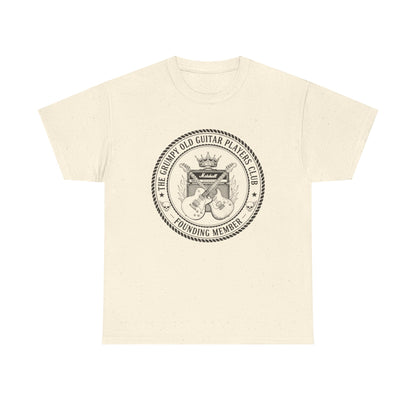 Grumpy Old Guitar Players Club: Founding Member Cotton Tee