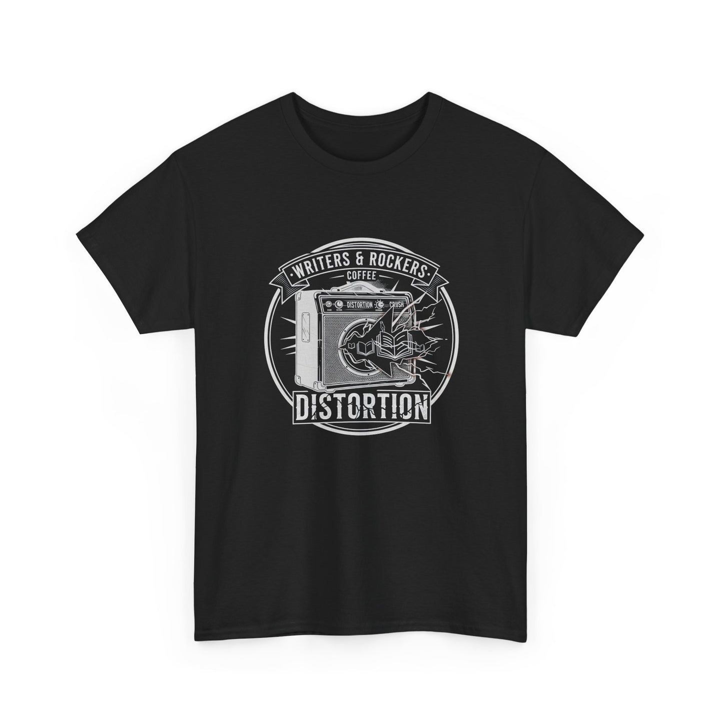 Writers & Rockers Coffee “Distortion Espresso” T-Shirt