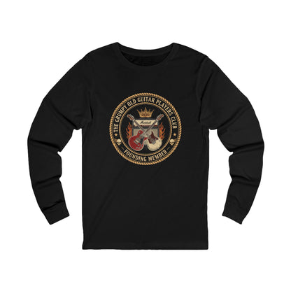 Writers & Rockers Coffee “Grumpy Old Guitar Players Club” Long Sleeve T-Shirt