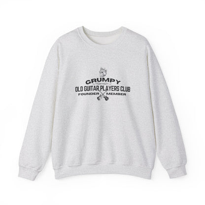 Writers & Rockers Old Guitar Players Crewneck Sweatshirt