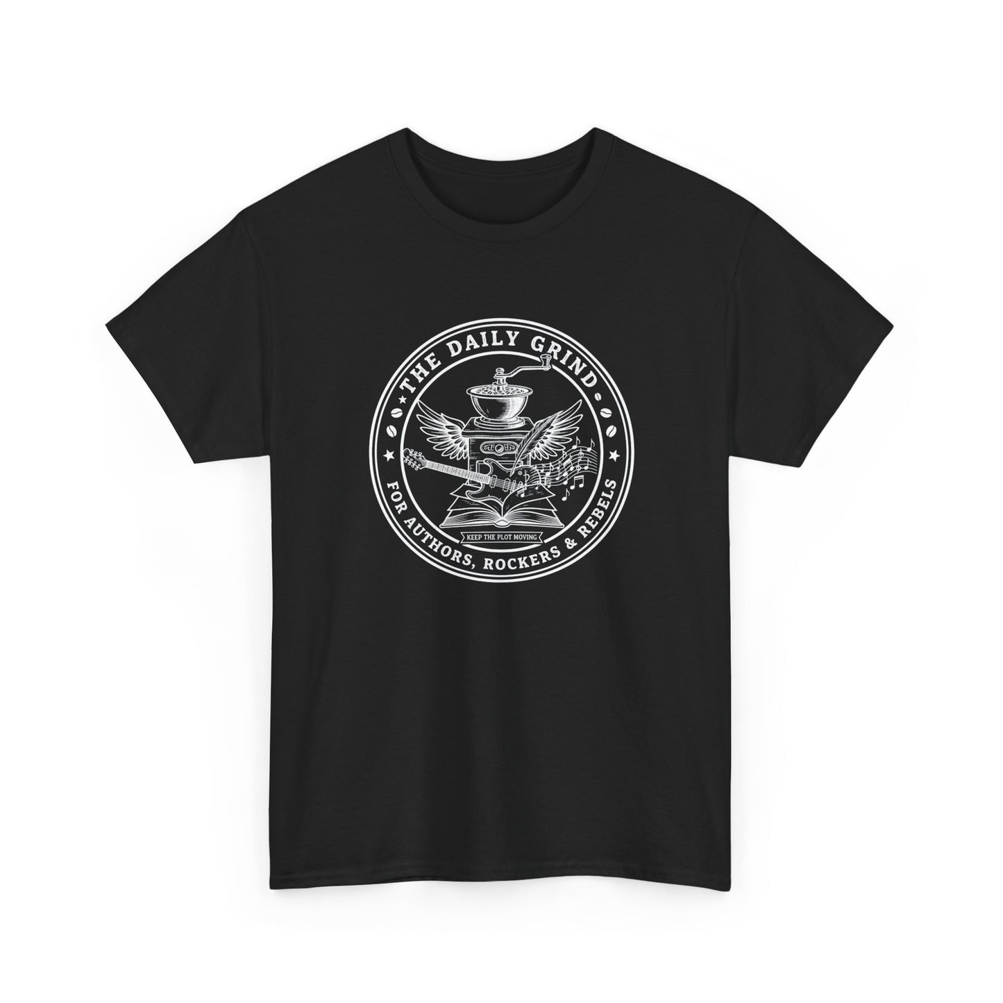 Writers & Rockers Coffee “Daily Grind” T-Shirt