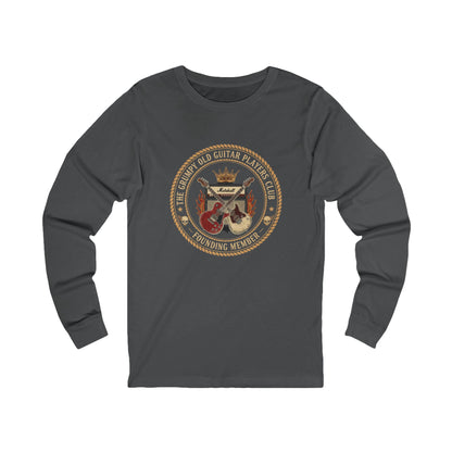 Writers & Rockers Coffee “Grumpy Old Guitar Players Club” Long Sleeve T-Shirt