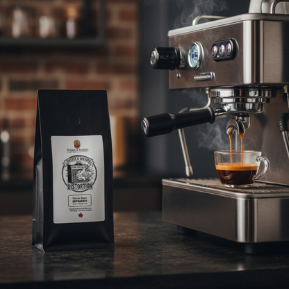 Distortion Espresso Coffee Beans — Turn Up Your Coffee Experience to Eleven