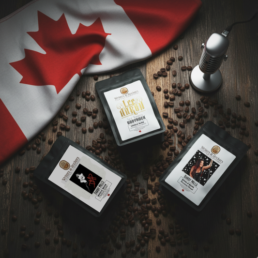 Divine Decibels: Canadian Rock Icons Coffee Sampler