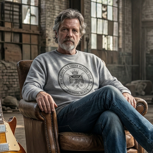 Grumpy Old Guitar Players Club: Founding Member Sweatshirt