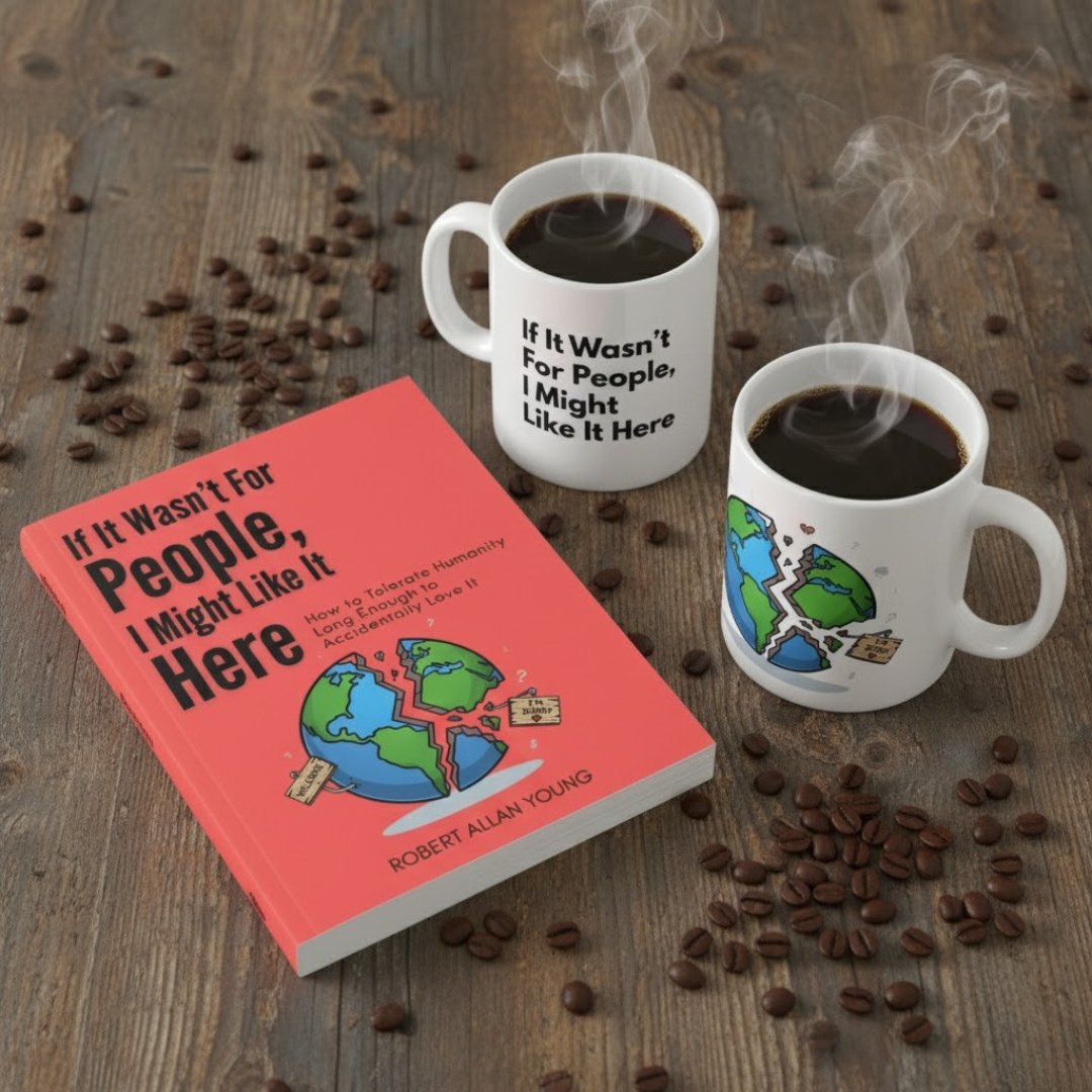 If It Wasn’t For People, I Might Like It Here Coffee Mug